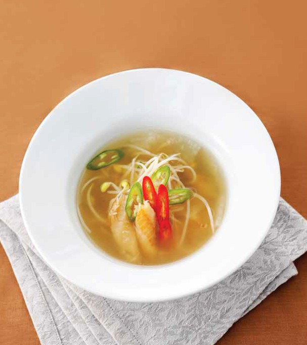 Hwangtae Haejangguk (Korean Dried Pollack Hangover Soup with Low-Sodium Doenjang)