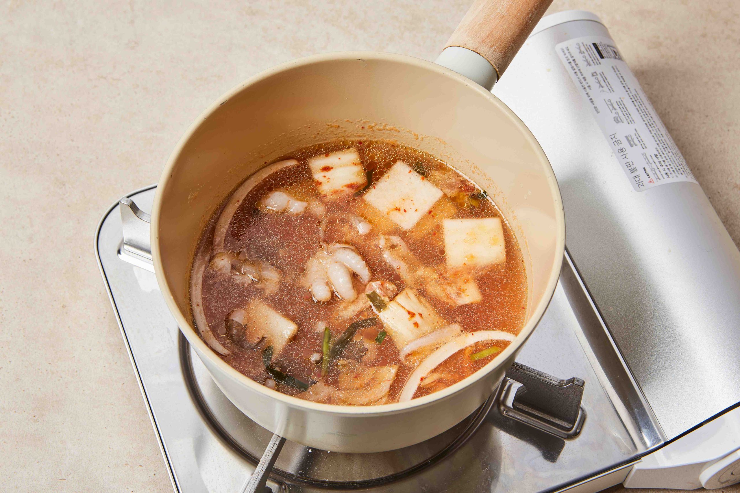 Haemul Kimchi Jjigae (Korean Seafood Kimchi Stew)