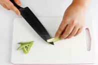 Sundubu Sagwa Sosu Oi Muchim (Cucumber Salad with Soft Tofu and Apple Dressing)
