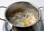 Baek Kimchi Kongbiji Jjigae (White Kimchi and Soybean Pulp Stew)