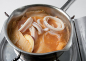 Ojingeo Kimchi Jjigae (Korean Squid and Kimchi Stew)