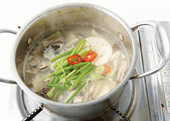 Deulkkae Sundubu Jjigae (Korean Soft Tofu Stew with Perilla Seed Powder)
